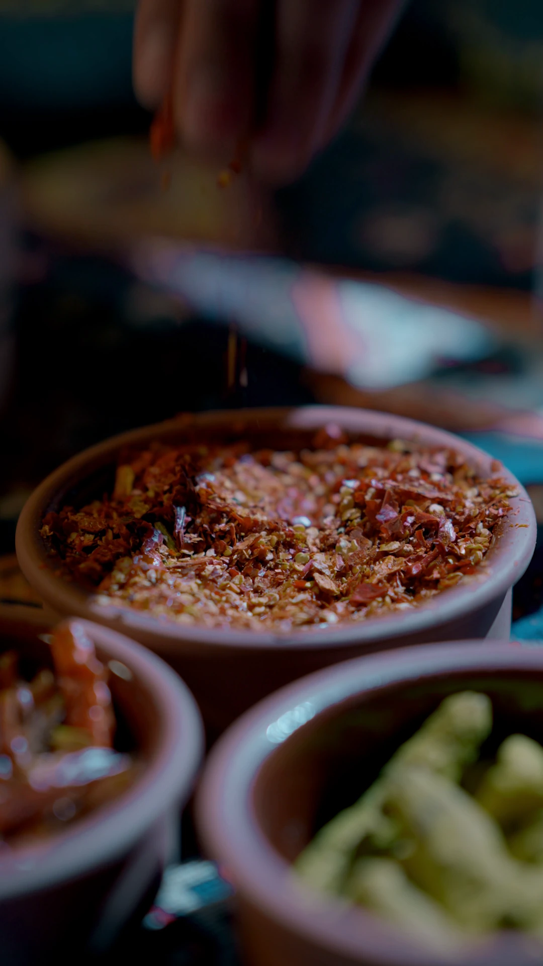 Chicken Tikka — Food detail at the center of the film